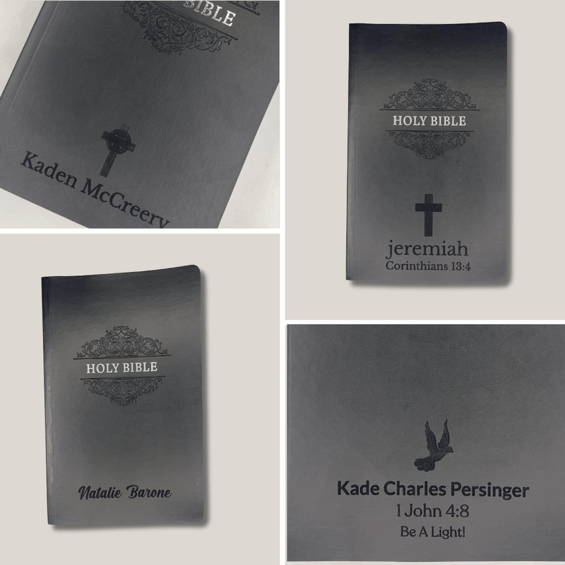 NIV Black Standard Size Soft Touch Holy Bible Small Print