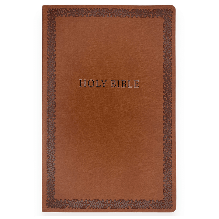 Personalized Soft Touch Brown Faux Leather NIV Bible - Shepherds Shelf