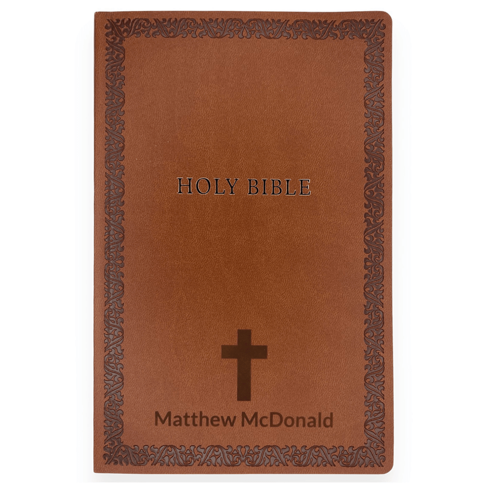 NIV Brown Standard Size Soft Touch Holy Bible Small Print