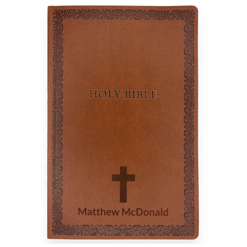 NIV Brown Standard Size Soft Touch Holy Bible Small Print