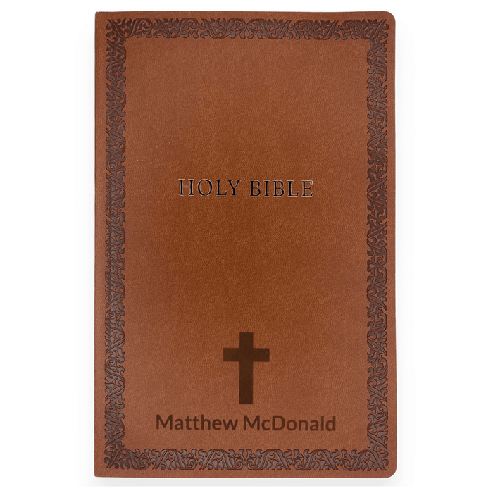 NIV Brown Standard Size Soft Touch Holy Bible Small Print