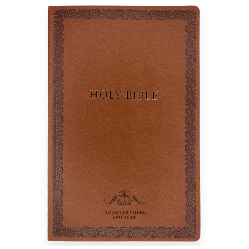 NIV Brown Standard Size Soft Touch Holy Bible Small Print