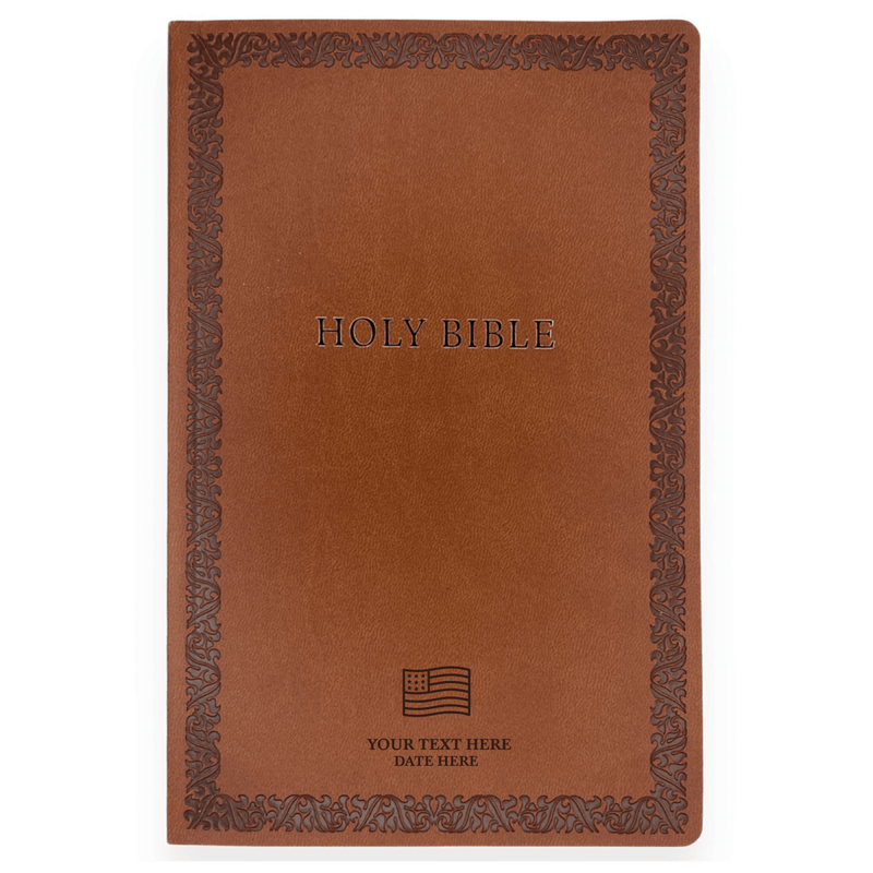 NIV Brown Standard Size Soft Touch Holy Bible Small Print