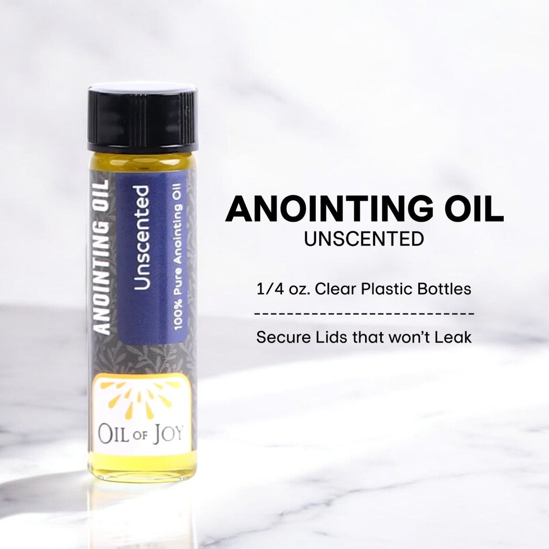 Premium Anointing Oils – Frankincense & Myrrh, Unscented, and Balm of Gilead (1/4 oz) - Shepherds Shelf