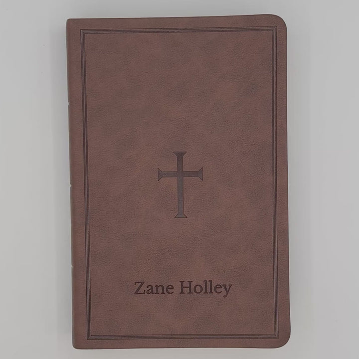 CSB Brown Standard Size Holy Bible Large Print with Index Tabs