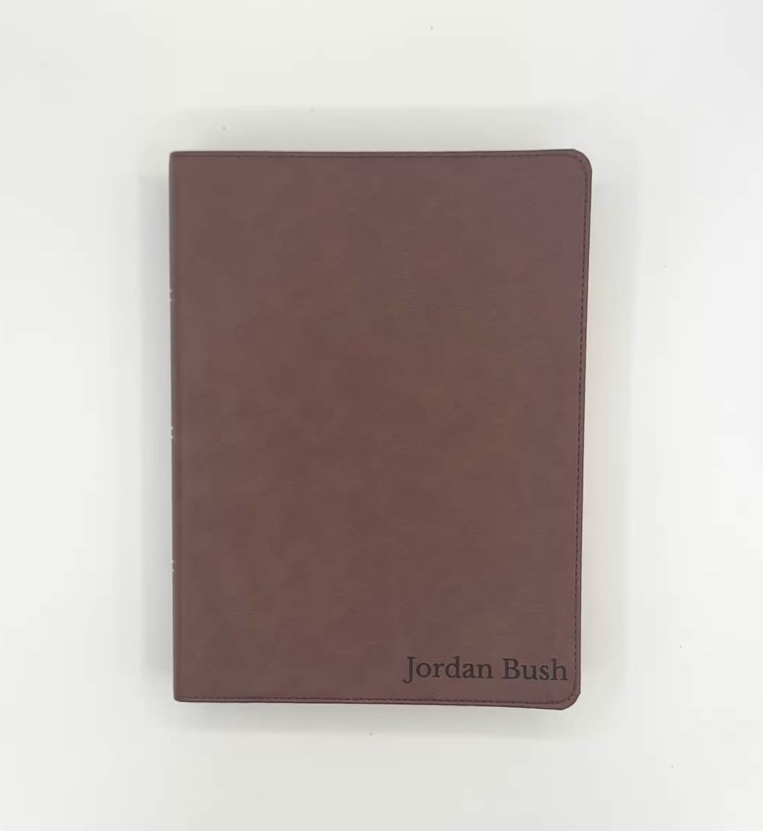 CSB Brown Study Size Christian Standard Holy Bible Large Print