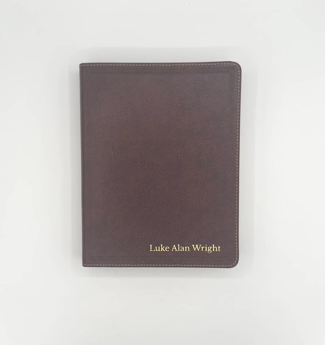 KJV Brown Standard Size Holy Bible Small Print