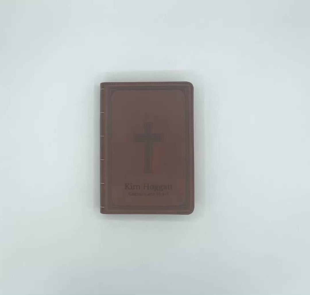 KJV Brown Compact Size Holy Bible Large Print