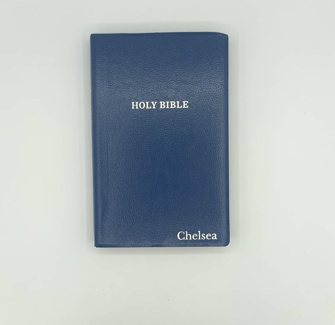 KJV Blue Standard Size Holy Bible Small Print