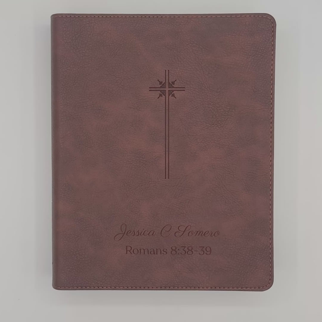 NIV Brown Standard Size Premium Holy Bible Medium Print