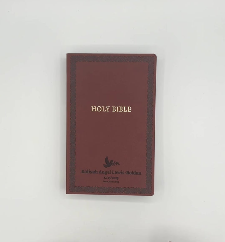 NIV Brown Standard Size Soft Touch Holy Bible Small Print