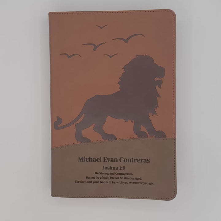 KJV Brown Standard Size Kids Holy Bible Medium Print | Regal Lion