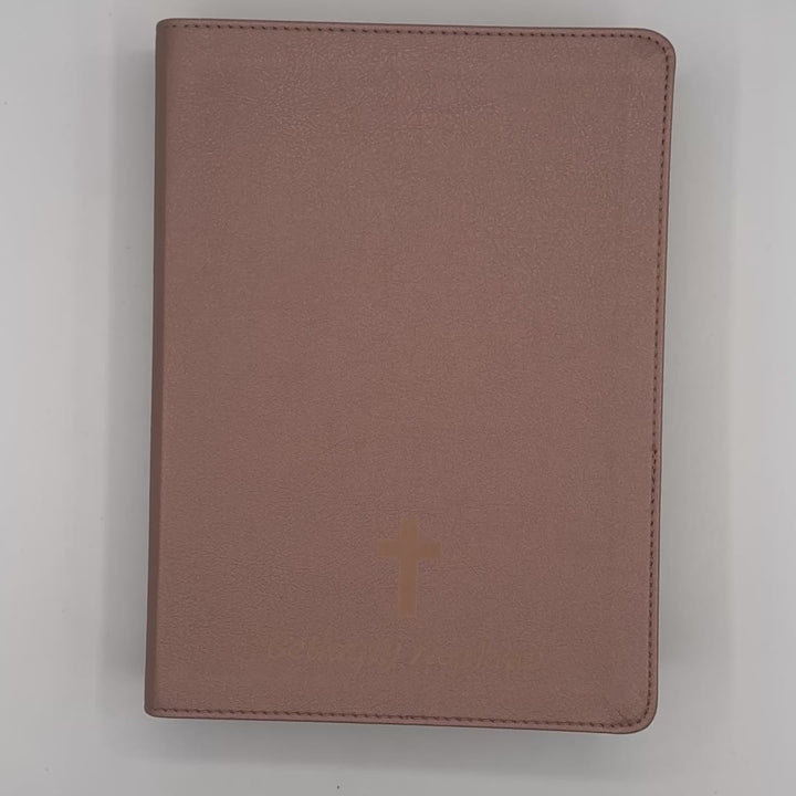 CSB Rose Gold Study Size Holy Bible Medium Print Size