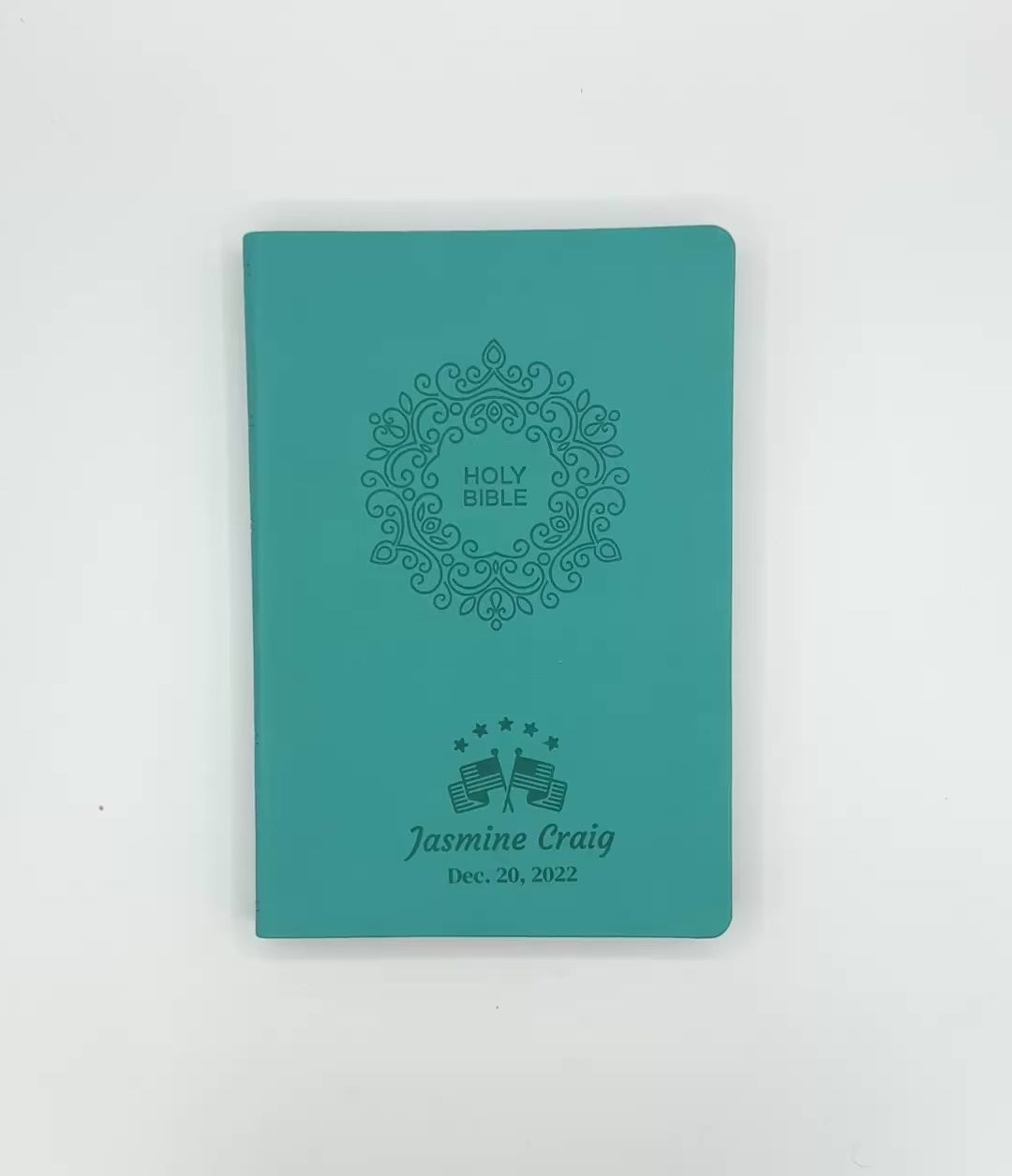 NKJV Blue Study Size Thinline Holy Bible Large Print