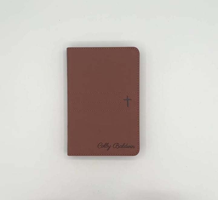 NIV Brown Compact Size Thinline Holy Bible Small Print