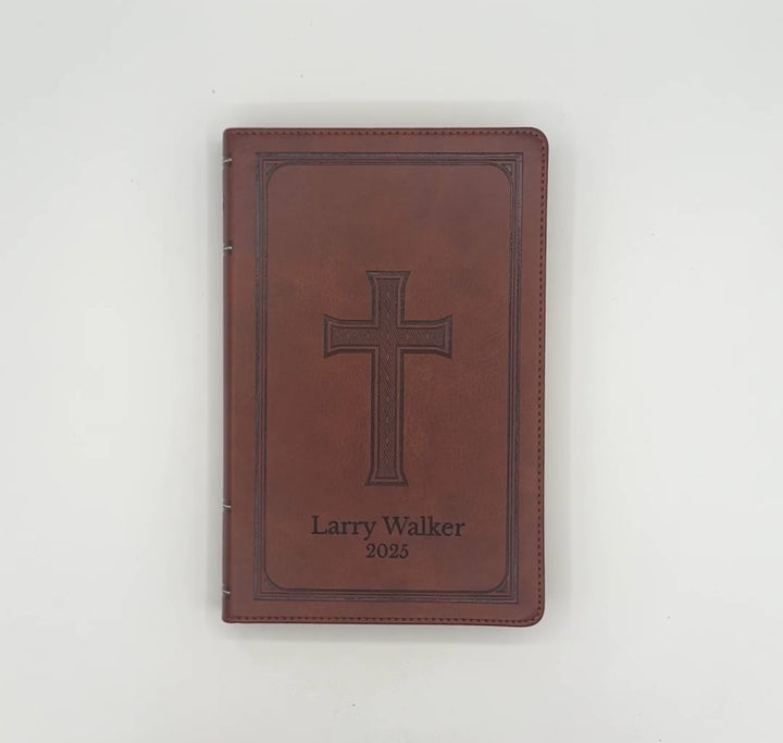 KJV Honey Brown Standard Size Deluxe Holy Bible Medium Print