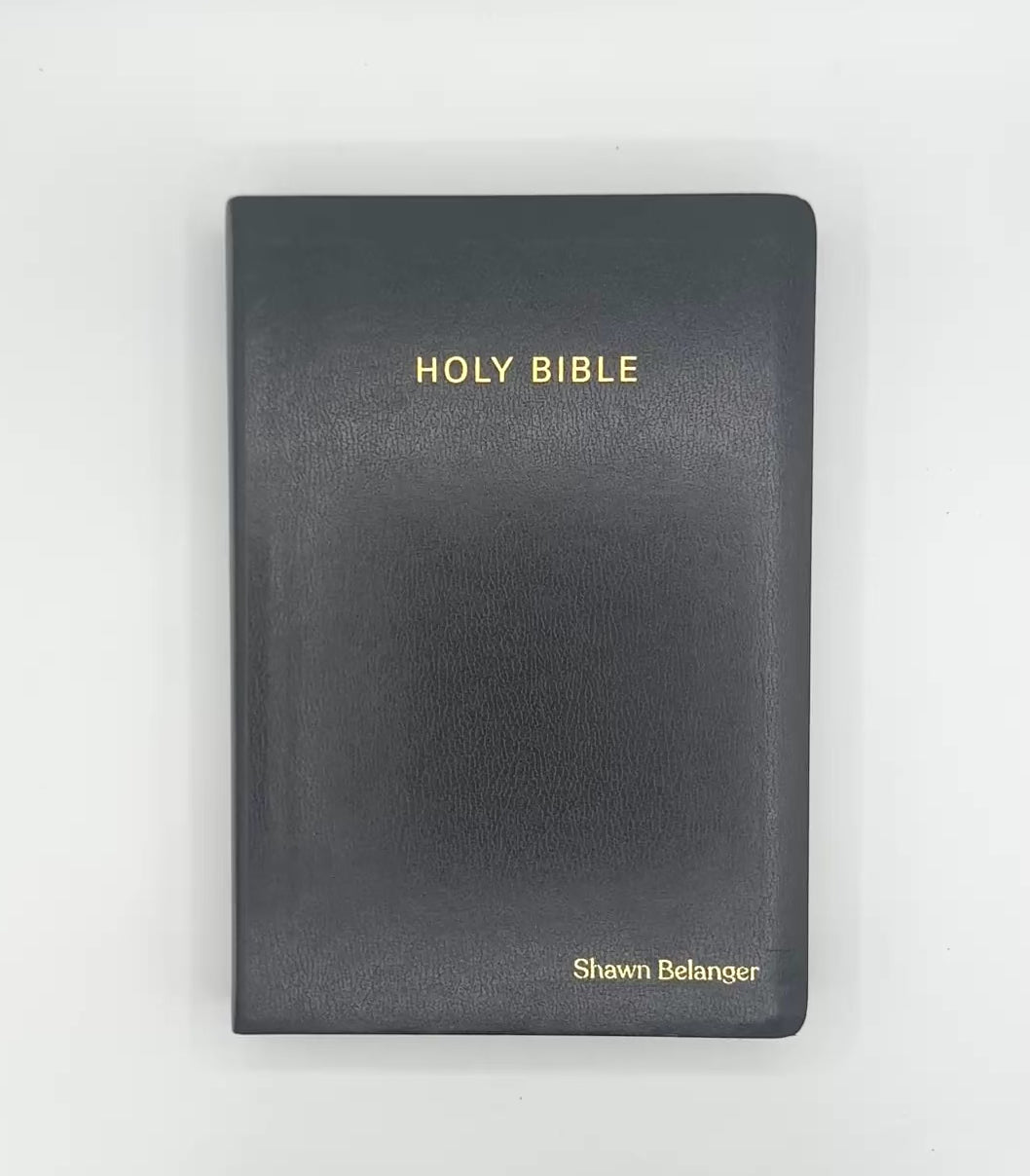 KJV Black Study Size Holy Bible Giant Print
