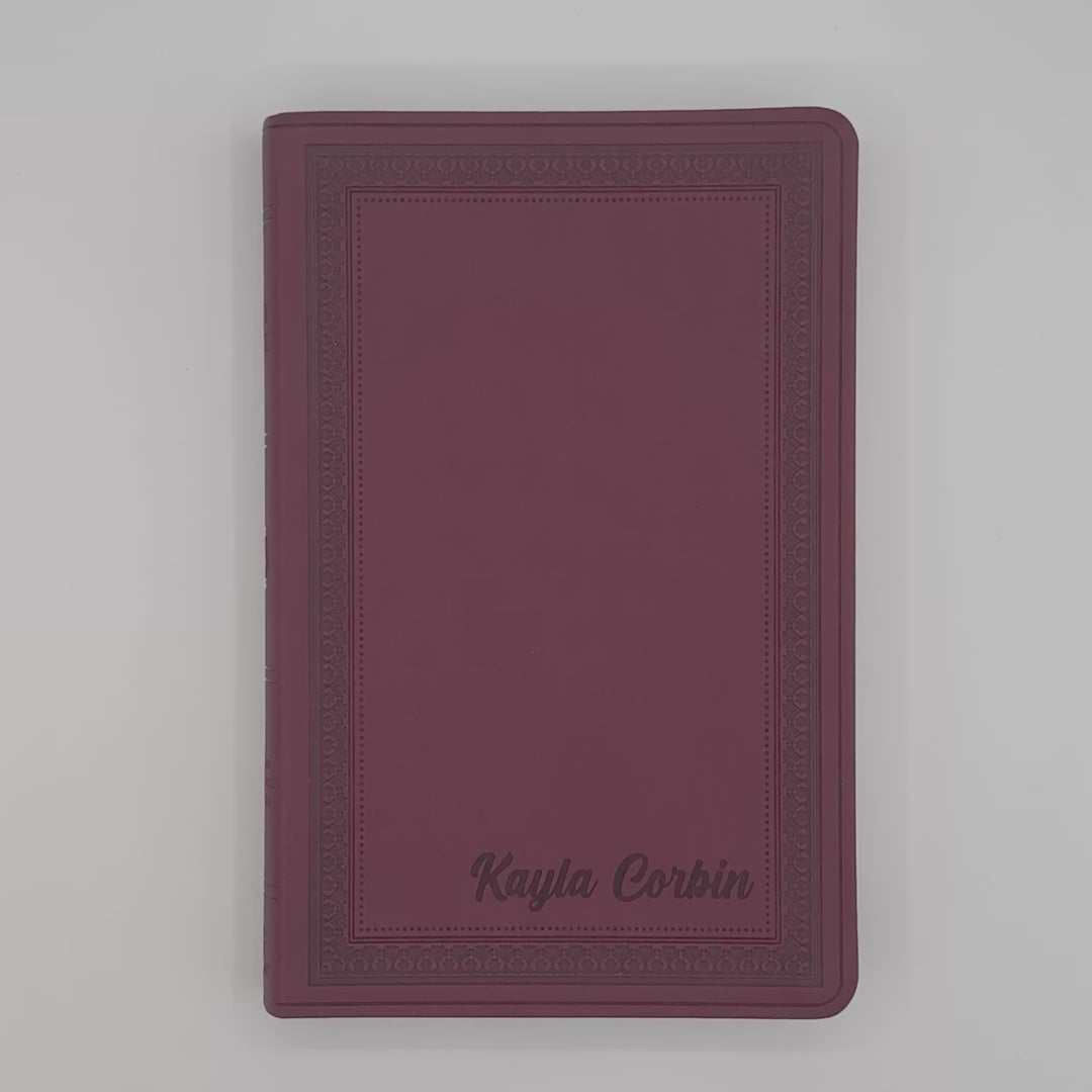 ESV Purple Plum Standard Size Size Holy Bible Large Print