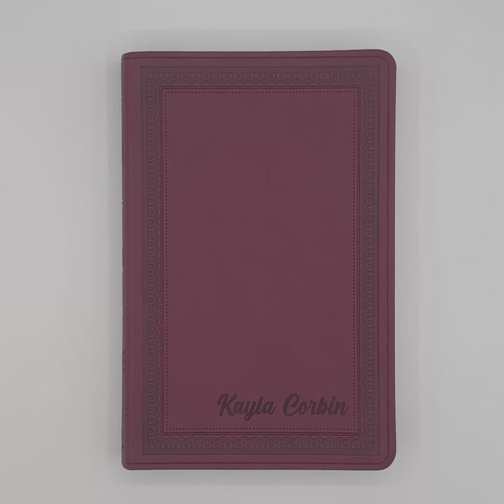 ESV Purple Plum Standard Size Size Holy Bible Large Print