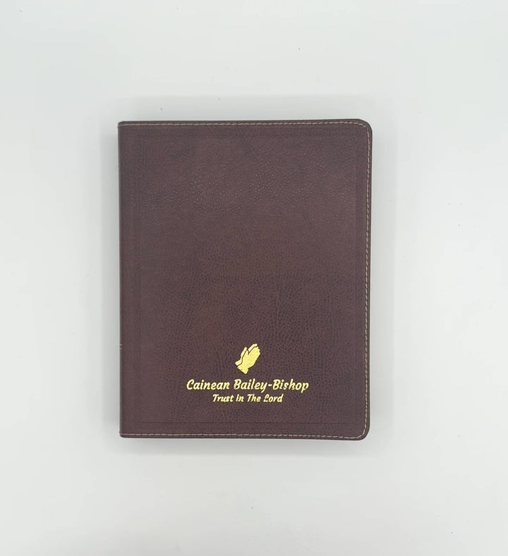 NKJV Brown Standard Size Holy Bible Small Print