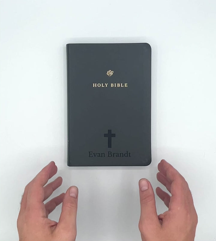 ESV Black Standard Size TruTone Holy Bible Small Print