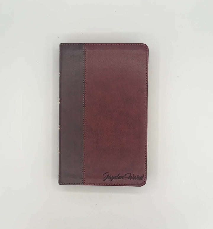 KJV Brown Standard Size Premium Holy Bible Large Print