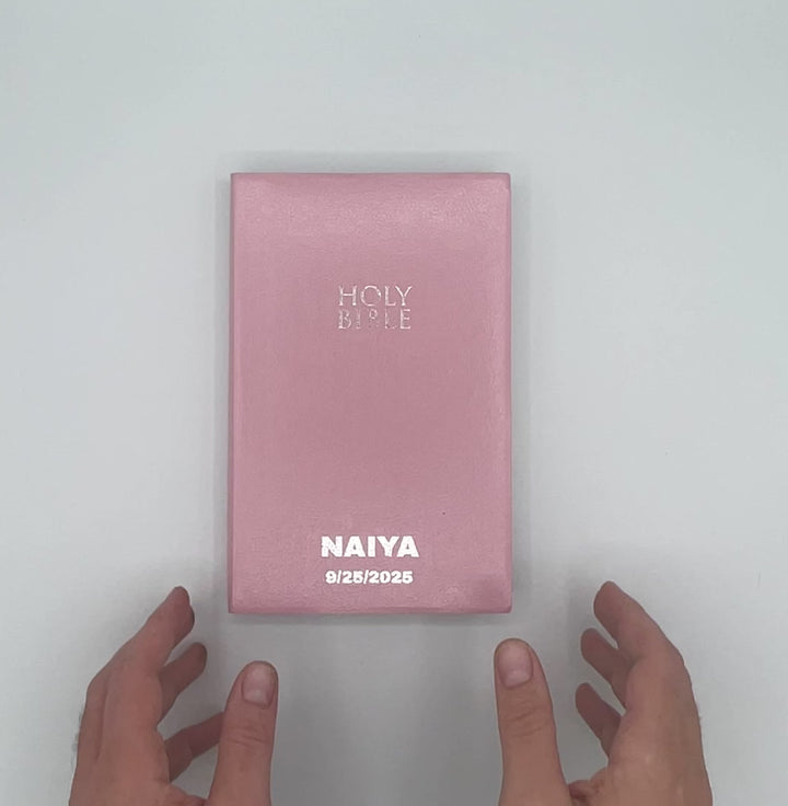 NIV Pink Standard Size Holy Bible Small Print