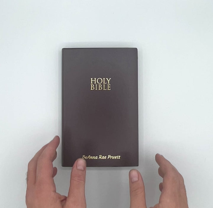 NIV Burgundy Standard Size Holy Bible Small Print