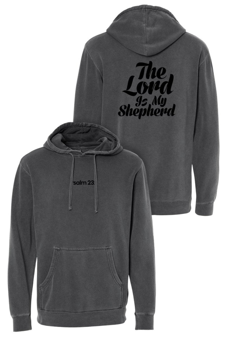 Psalm 23:1 Unisex Pigment - Dyed Hoodie Sweatshirt - Shepherds Shelf