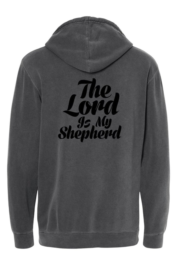 Psalm 23:1 Unisex Pigment - Dyed Hoodie Sweatshirt - Shepherds Shelf