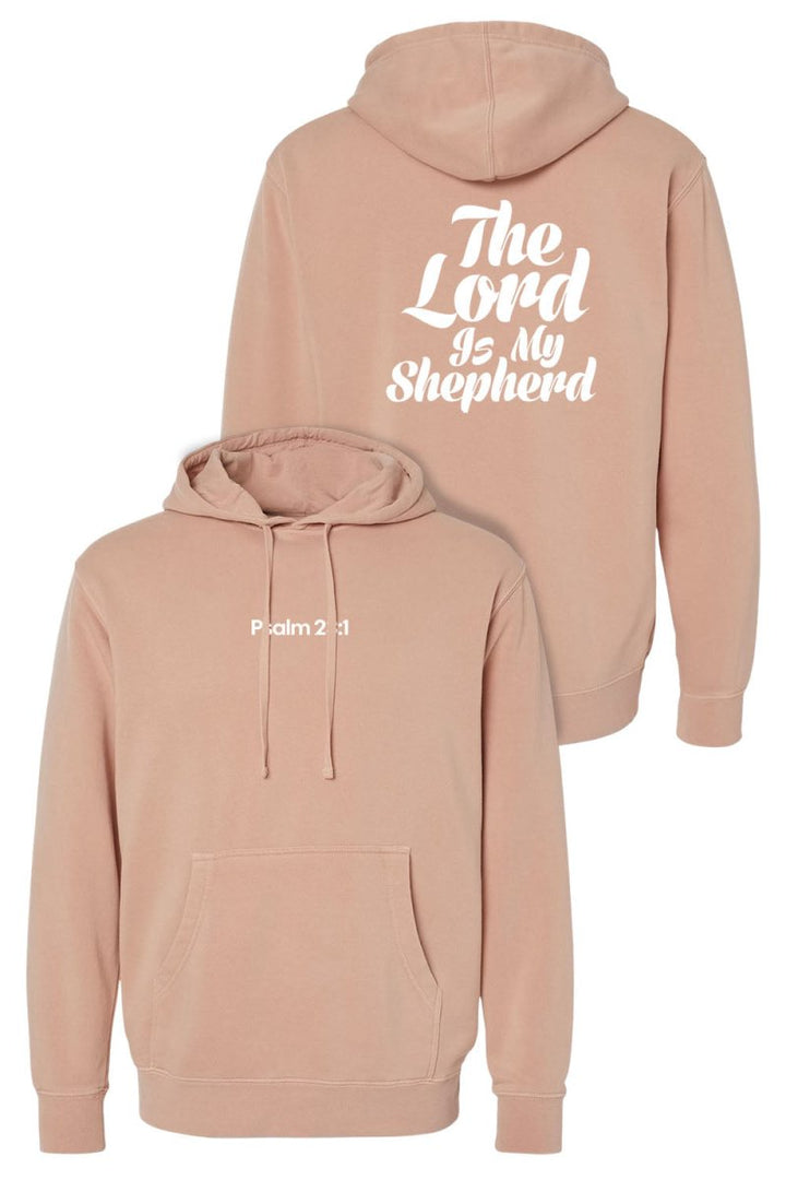 Psalm 23:1 Unisex Pigment - Dyed Hoodie Sweatshirt - Shepherds Shelf