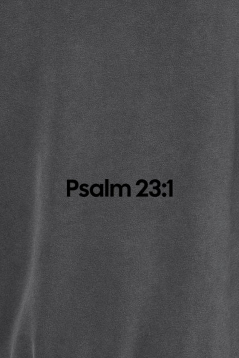Psalm 23:1 Unisex Pigment - Dyed Hoodie Sweatshirt - Shepherds Shelf