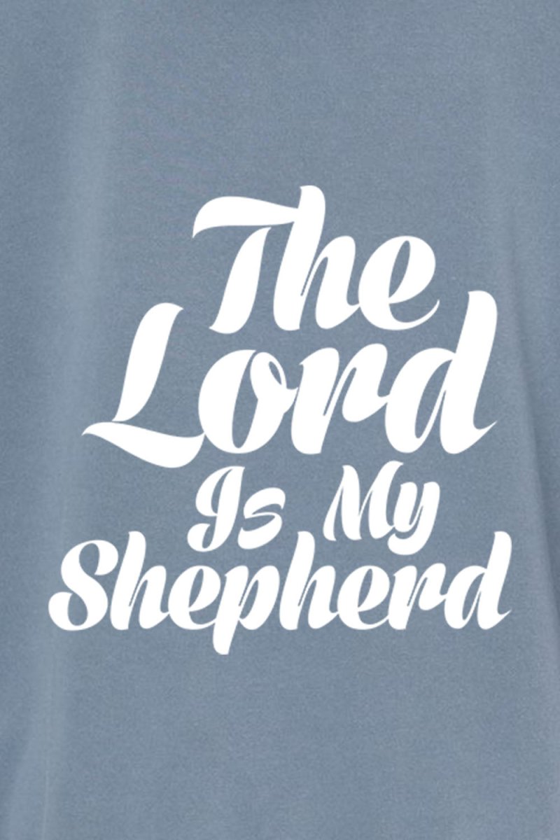 Psalm 23:1 Unisex Pigment - Dyed Hoodie Sweatshirt - Shepherds Shelf
