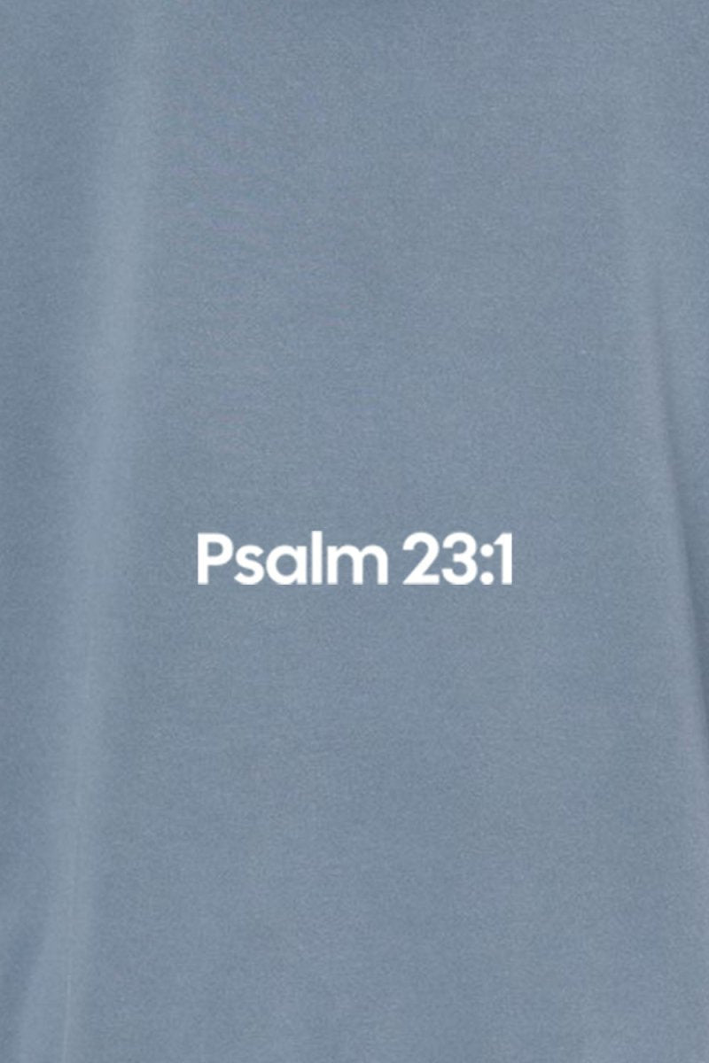 Psalm 23:1 Unisex Pigment - Dyed Hoodie Sweatshirt - Shepherds Shelf