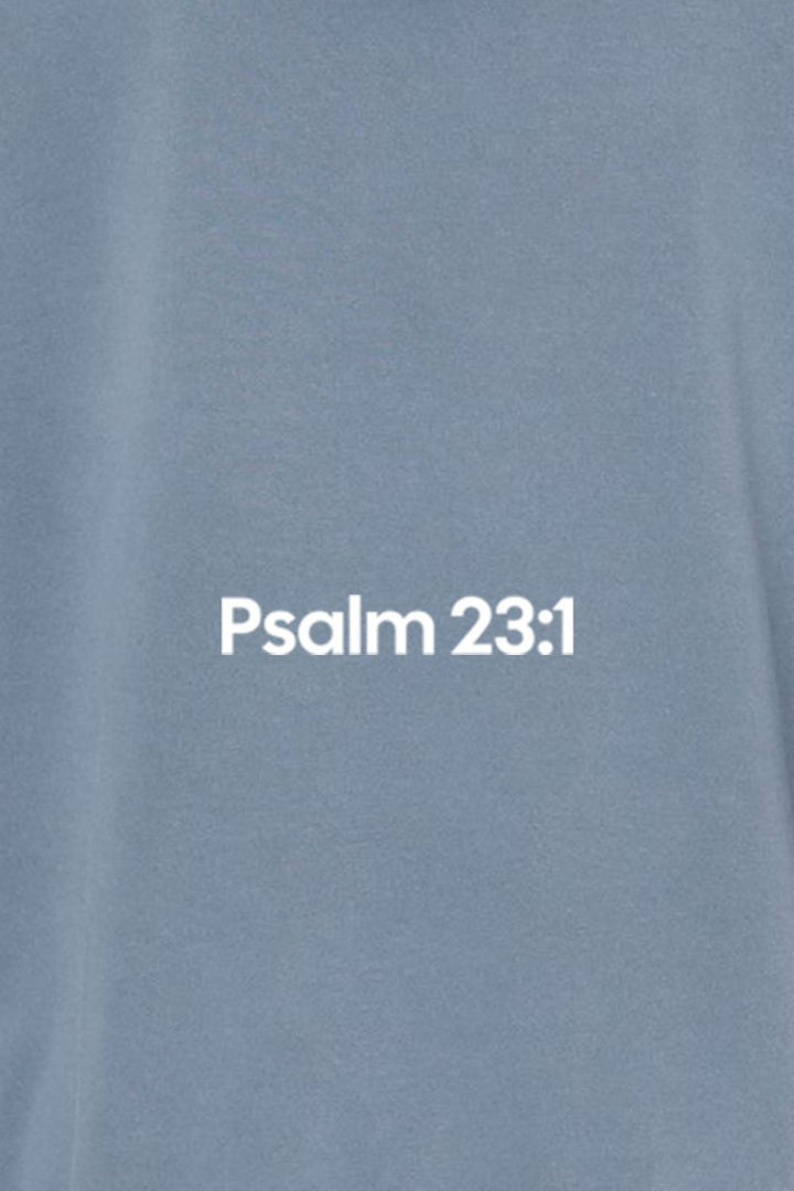 Psalm 23:1 Unisex Pigment - Dyed Hoodie Sweatshirt - Shepherds Shelf