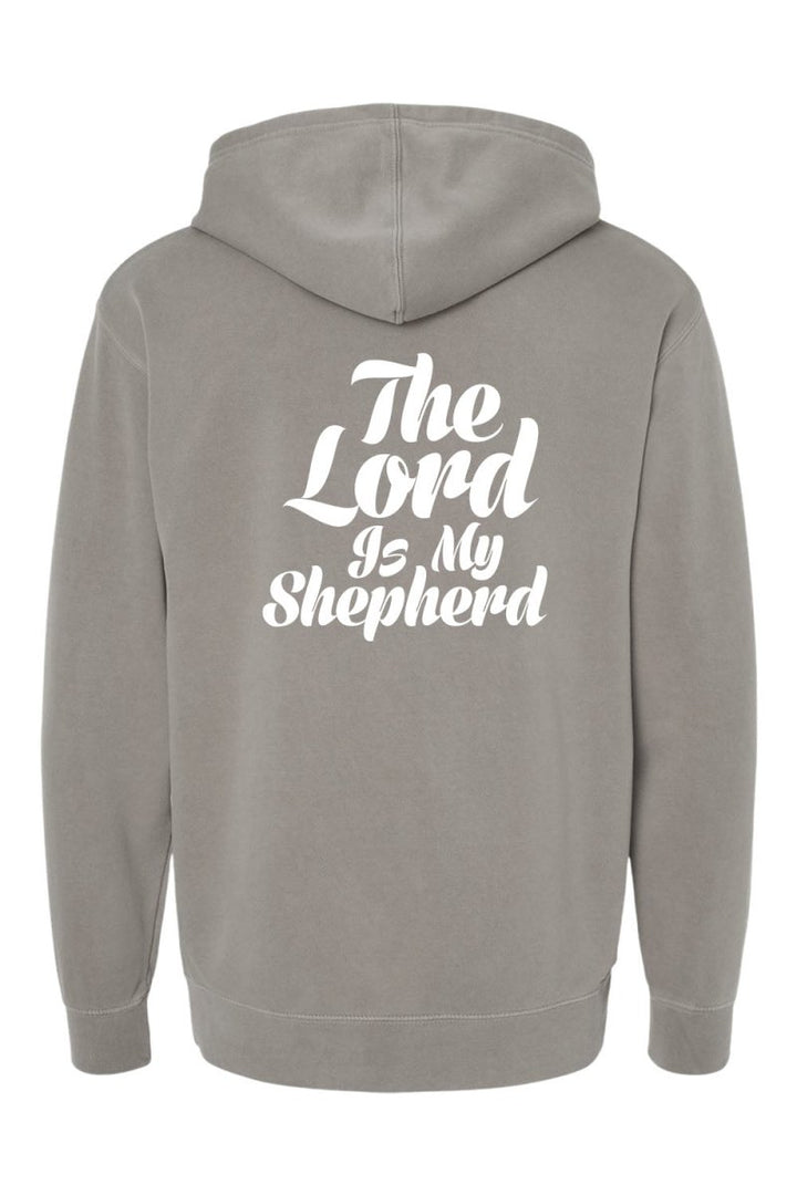 Psalm 23:1 Unisex Pigment - Dyed Hoodie Sweatshirt - Shepherds Shelf