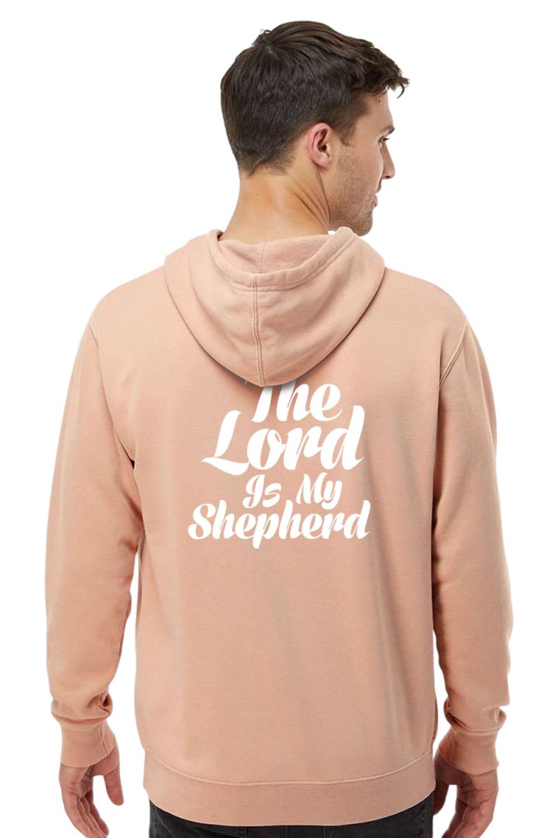 Psalm 23:1 Unisex Pigment - Dyed Hoodie Sweatshirt - Shepherds Shelf