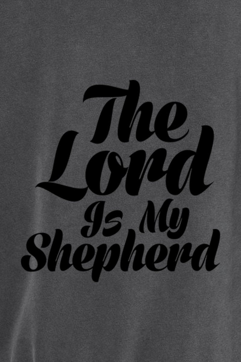 Psalm 23:1 Unisex Pigment - Dyed Hoodie Sweatshirt - Shepherds Shelf