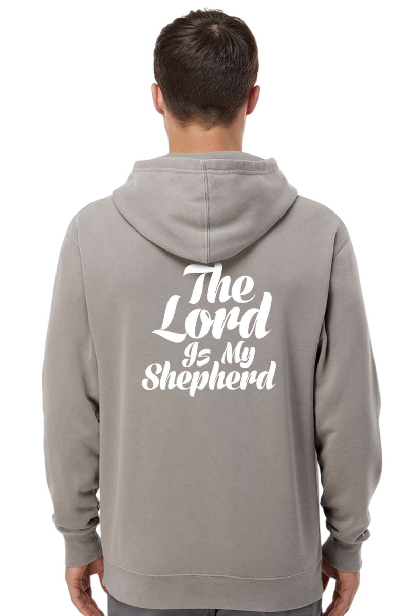 Psalm 23:1 Unisex Pigment - Dyed Hoodie Sweatshirt - Shepherds Shelf