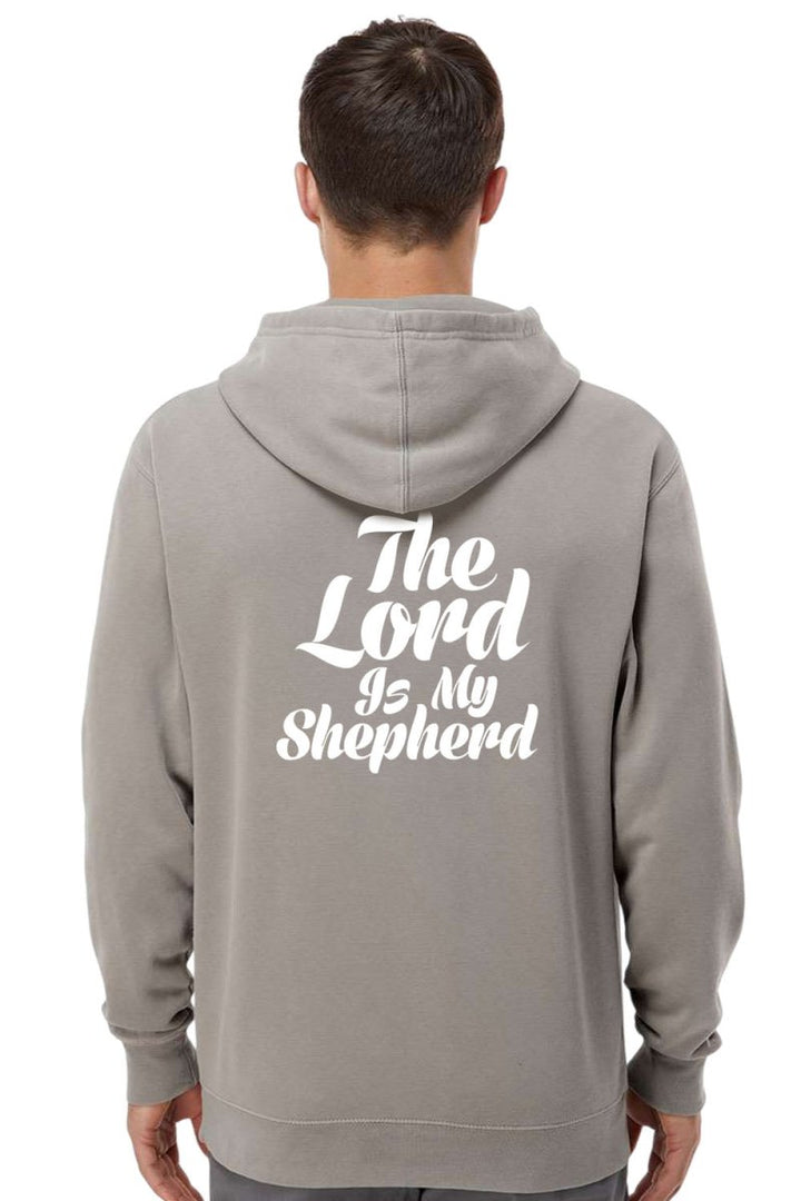 Psalm 23:1 Unisex Pigment - Dyed Hoodie Sweatshirt - Shepherds Shelf