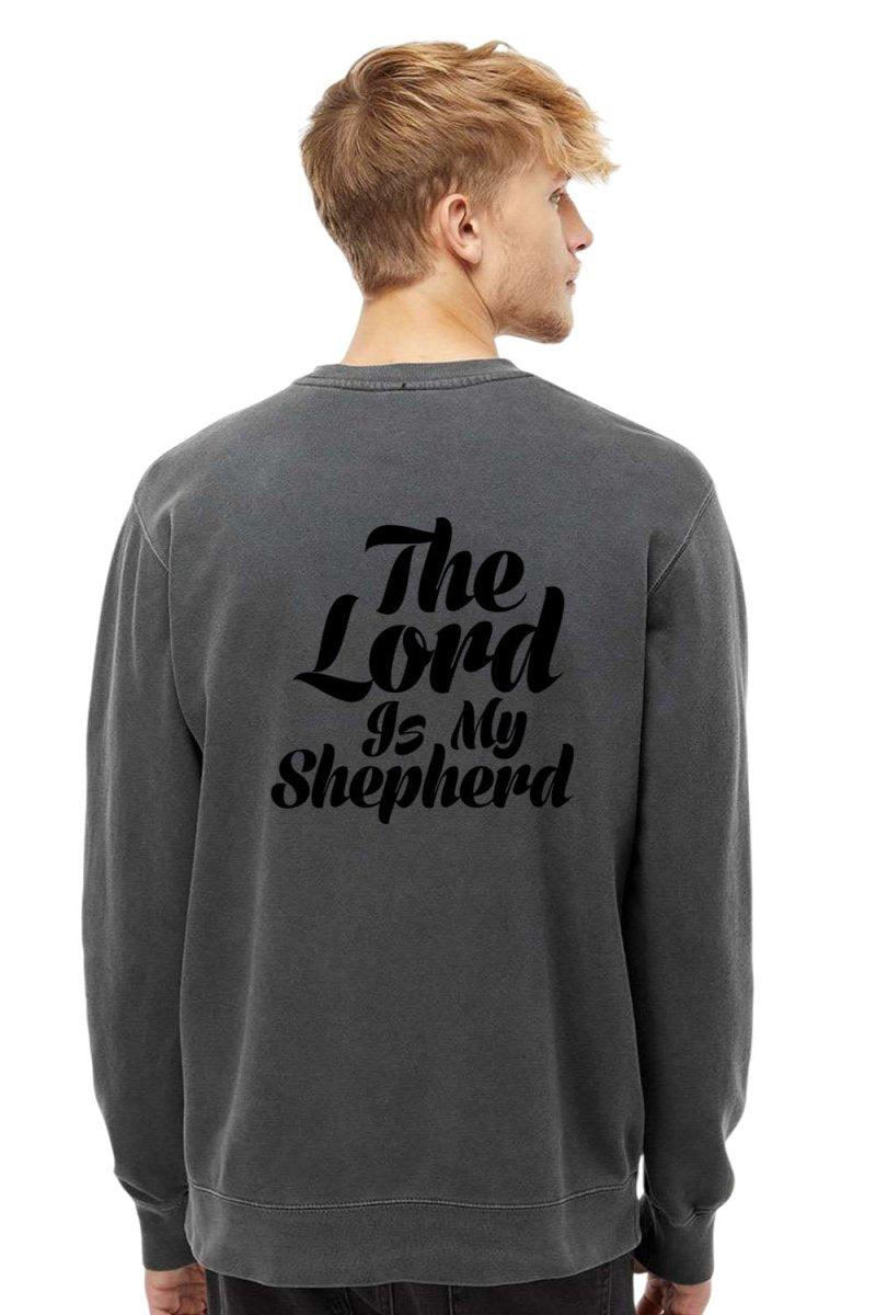Psalm 32:1 Unisex Pigment - Dyed Crewneck Sweatshirt - Shepherds Shelf