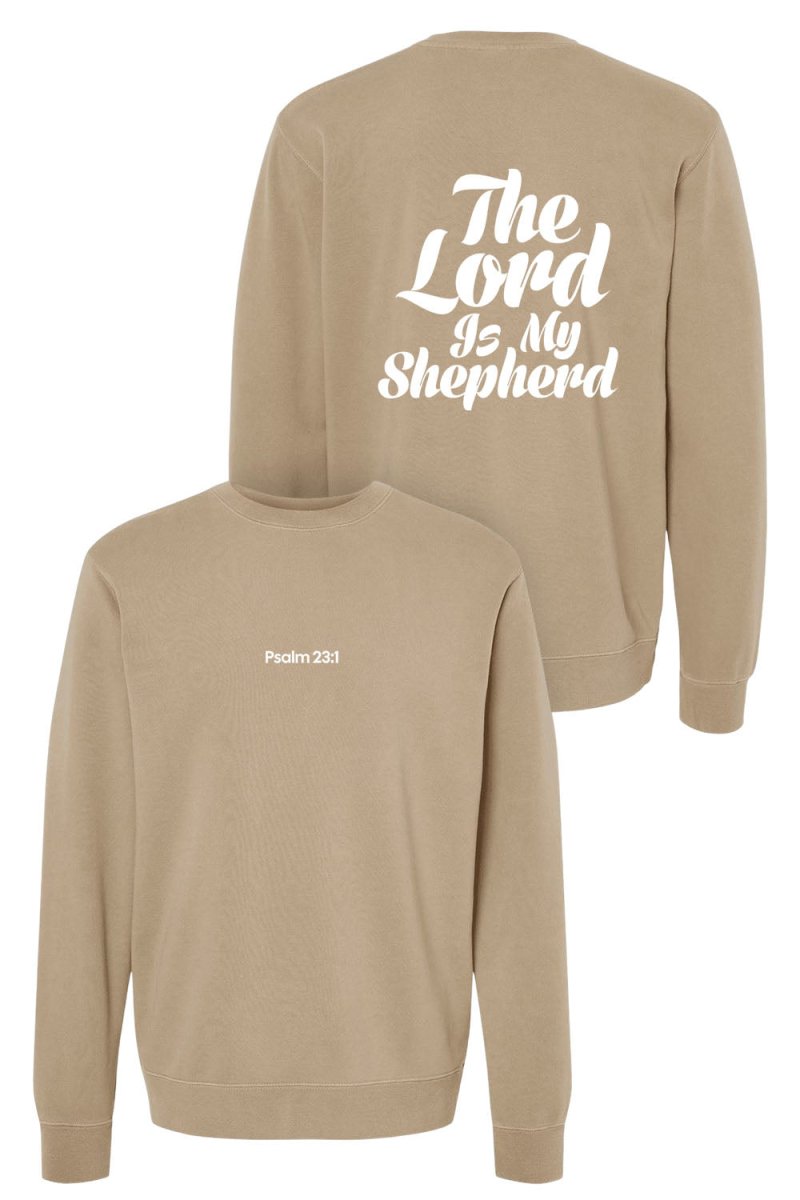 Psalm 32:1 Unisex Pigment - Dyed Crewneck Sweatshirt - Shepherds Shelf