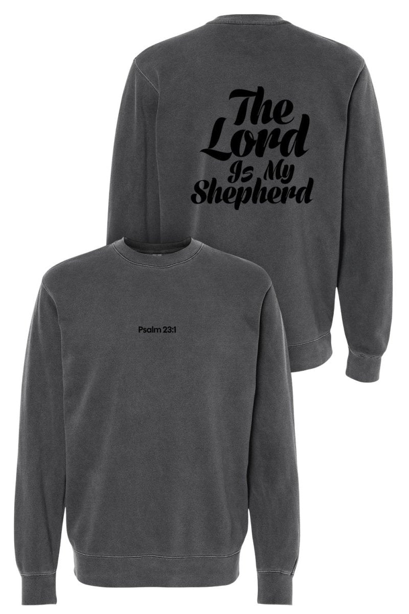 Psalm 32:1 Unisex Pigment - Dyed Crewneck Sweatshirt - Shepherds Shelf