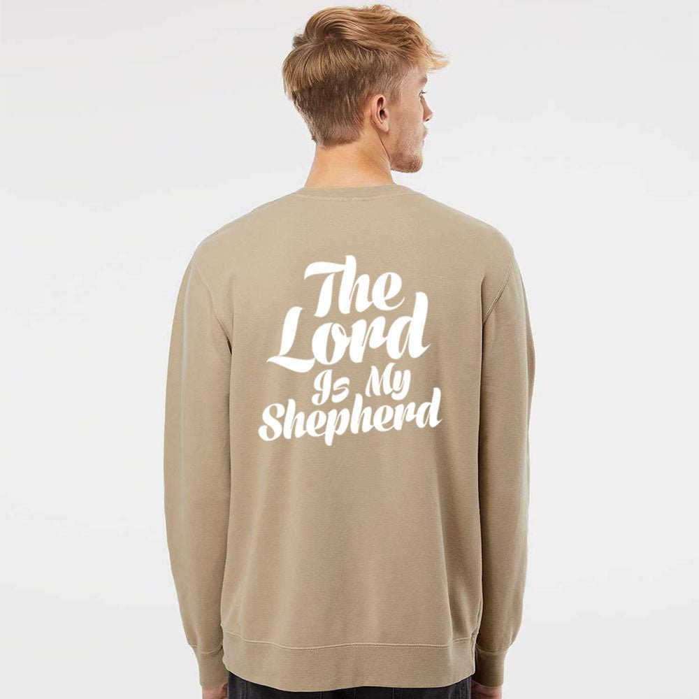 Psalm 32:1 Unisex Pigment - Dyed Crewneck Sweatshirt - Shepherds Shelf