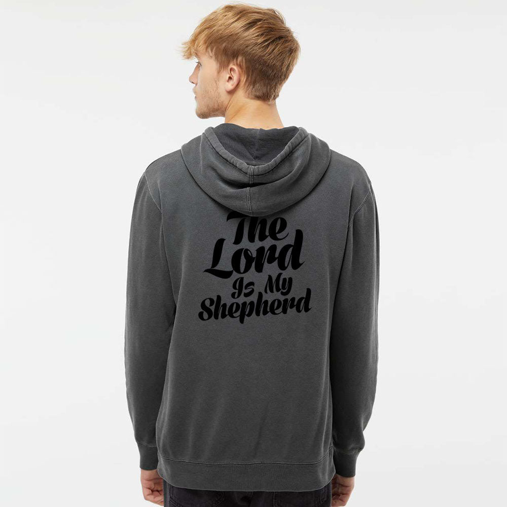 Psalm 32:1 Unisex Pigment - Dyed Hoodie Sweatshirt - Shepherds Shelf