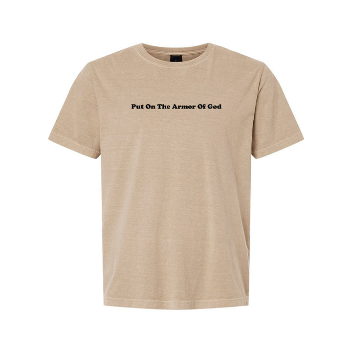 Put On The Armor Of God Unisex Garment - Dyed Tee - Shepherds Shelf