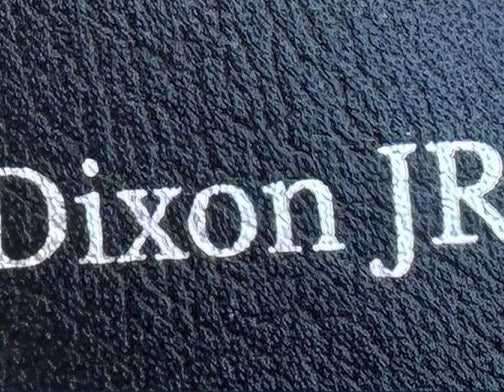 Actual personalization sample for this Bible