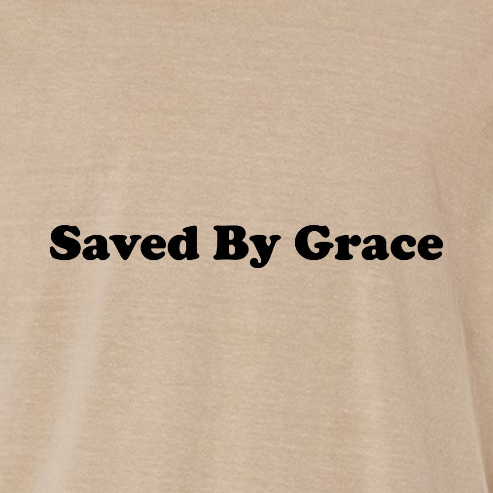 Saved by Grace Unisex Garment - Dyed Tee - Shepherds Shelf