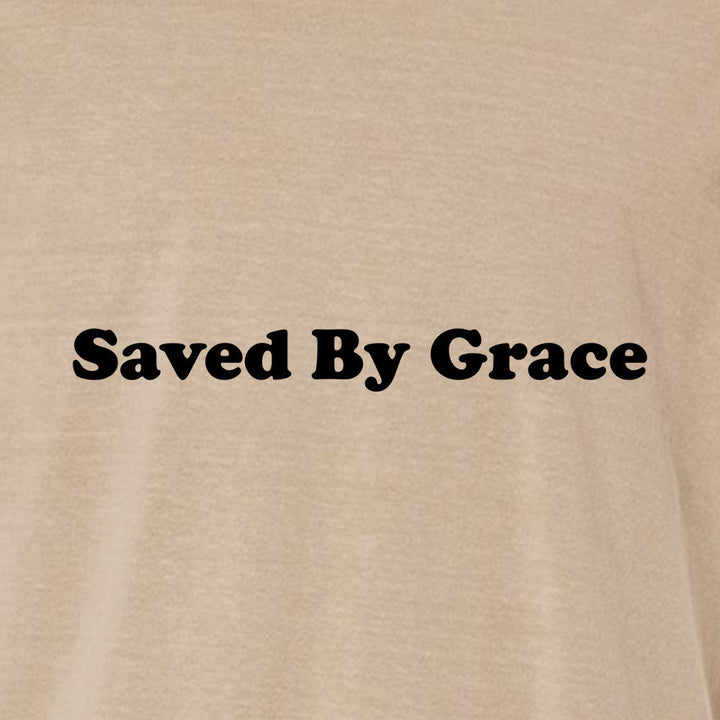 Saved by Grace Unisex Garment - Dyed Tee - Shepherds Shelf