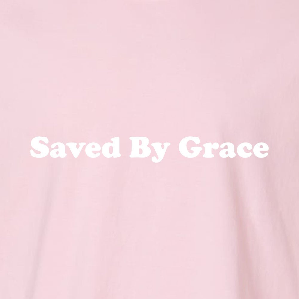 Saved by Grace Unisex Garment - Dyed Tee - Shepherds Shelf